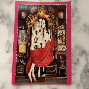 Jane's Addiction Band Musician Printed In England Postcard Unused Vintage